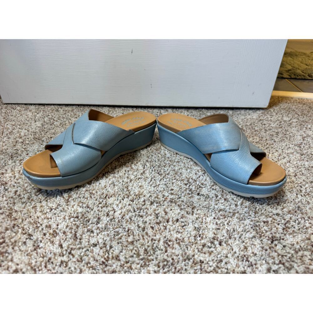 Kork-Ease Sandals, size 8M, Light Blue Baja Sport Slide - Picture 13 of 14
